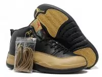 jordan 12 air chaussure hommes nouveau 2019U mode exquis new noir gold